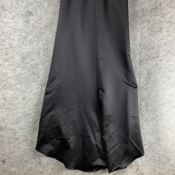 Alfred Angelo Ballgown Dress Size 10 Women's Black Sleeveless 100% Polyester - Picture 8 of 8